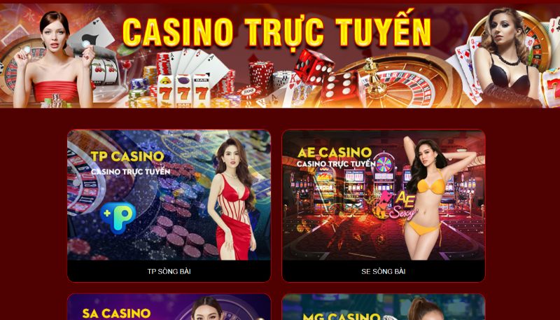 Casino Live tương tác cùng các em Dealer chân dài