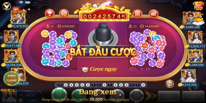 Tổng quan về game đổi thưởng tài xỉu